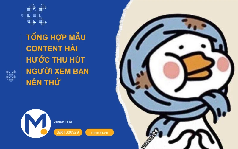 mẫu content hài hước